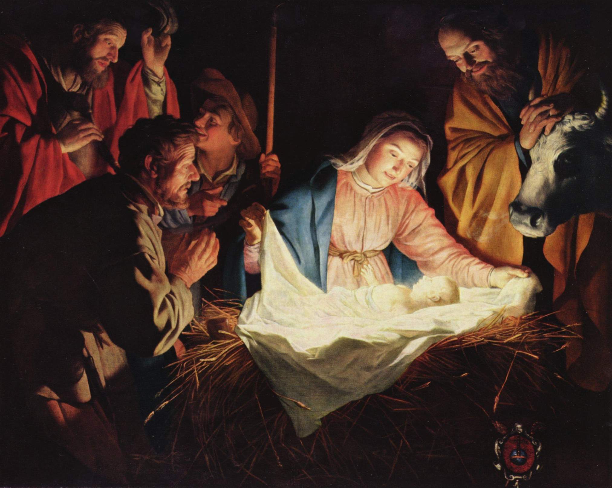 Gerard van Honthorst, Adoration of the Shepherds (1622)