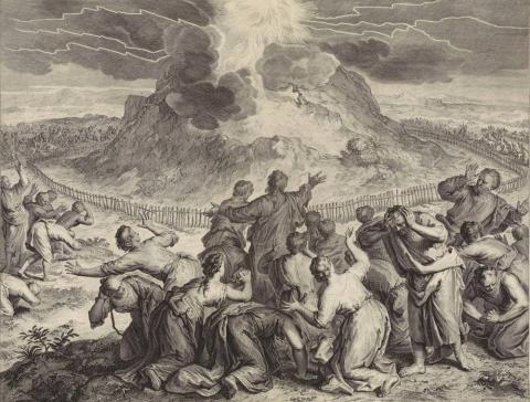 Moses speaks with God – Gerard Hoet (1728)